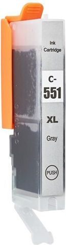 Kompatible Tintenpatrone InkJet Canon Cli 551xl Graue 1 Stück