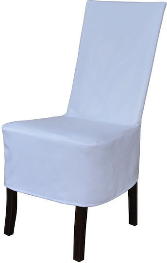 Panama Husa Elastică Scaun Alb 50x50cm