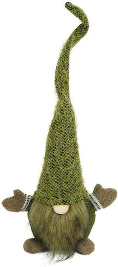 Weihnachtsfigur Elf Alista Home Grün Braune Textil 56 cm