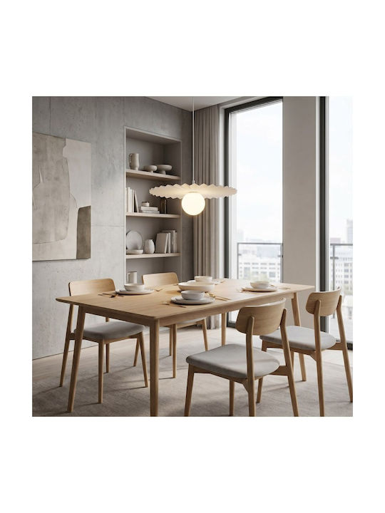 Emibig Umbra Lumina Suspendată Albă 10cm