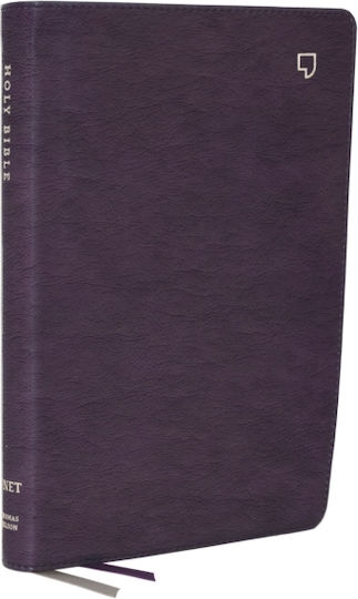 Net Bible, Large Print Thinline With Cross References, Purple Leathersoft, Comfort Print (thumb Indexed) - Thomas Nelson Publishers - Leather / Fine Binding