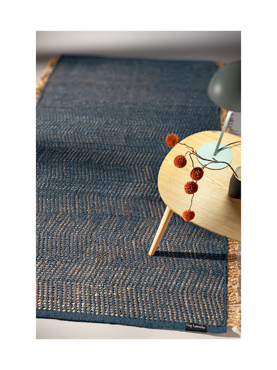 Guy Laroche Zigk Zagk Rectangular Jute Rug Mari...