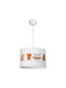 Pakketo Wooda Single-Light Kids Ceiling Pendant Light Made of Plastic 20W with E27 Socket 30x20cm