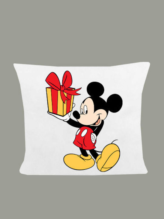 Perna Dimensiune 40x40cm Mickey Mouse Alb