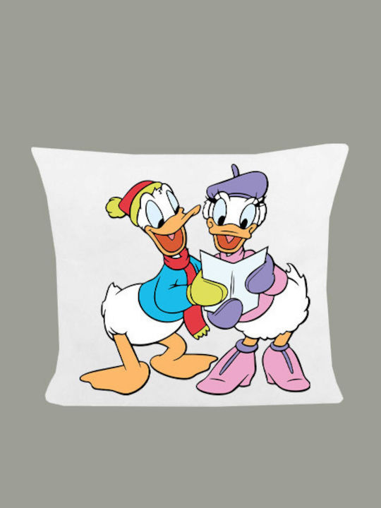 Perna Dimensiune 40x40cm Mickey Mouse Alb
