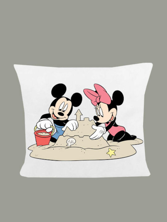 Perna Dimensiune 40x40cm Mickey Mouse Alb