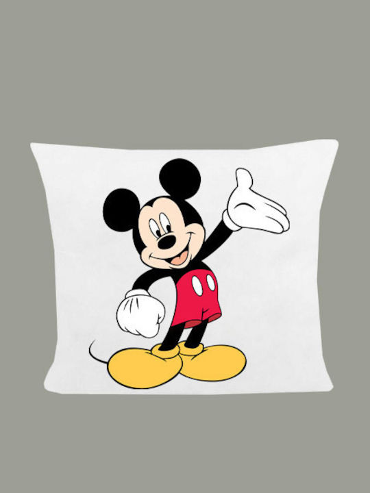 Perna Dimensiune 40x40cm Mickey Mouse Alb
