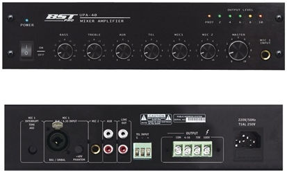 BST BST Kommerzielle Verstärker Integrierter Anlagenverstärker 40W/100V UPA40