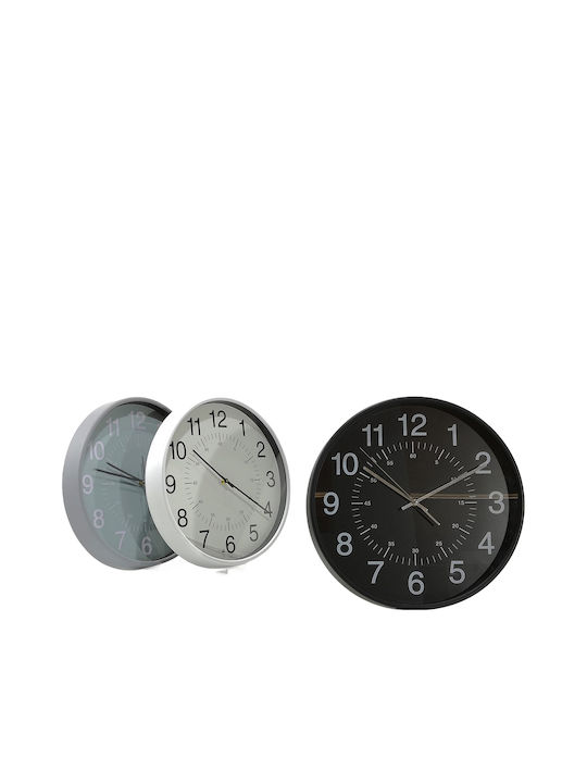 ArteLibre Wall Clock Plastic Black Ø38cm Various Colors