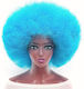Jumbo Afro Wig Oversized 22 Inches Adults Men Women Extra Large Disco 70s Blue