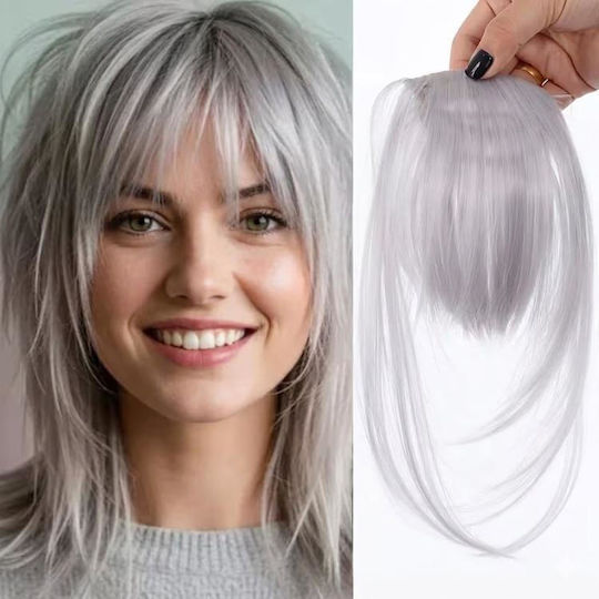 Women's Invisible Realistic Seamless Hair Replacement Wig Grey