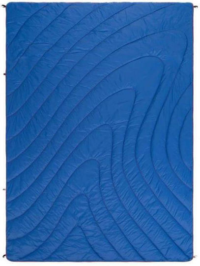 Portable Thermal Outdoor Blanket Camping Waterproof Mat Camping Style Blue 1-4
