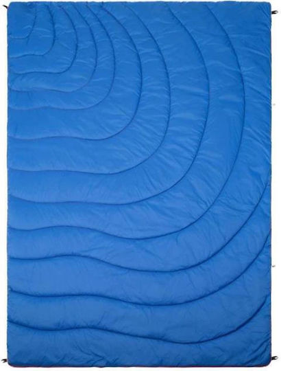 Portable Thermal Outdoor Blanket Camping Waterproof Mat Camping Style Blue 3-4