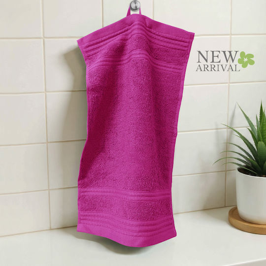 Cosy Life Πετσέτα Χεριών Soft Line 30x50εκ. Φούξια Βάρους 500gr/m²