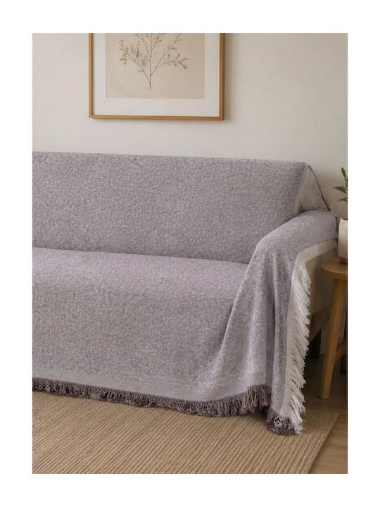 Kalogirou Home Throws Set 3 pcs Mocca