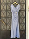 Maxi Damenkleid Für Hochzeit - Taufe Blau