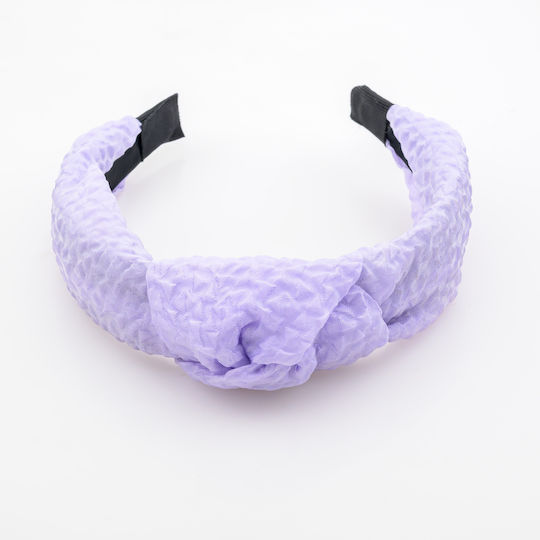 Elegant Textured Knotted Headband Άνετο & Chic Στυλ Όλη Μέρα-μωβ
