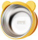 Children's Metal Food Bowl Yellow