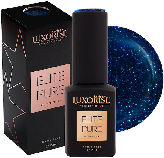 Hema Free Ojă Pentru Unghii Cu Gel Luxorise Elite Pure Noble Albastru Marin 15ml