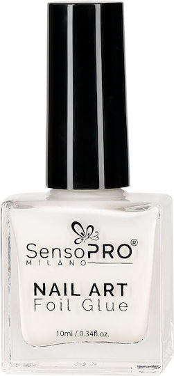 Sensopro Milano Nagel Transfer Folien Haftkleber Pinsel 10ml