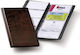 Display Book Cards 96 Pockets Brown Durable 238011