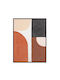 Varme B Decorative Painting Frame 60x80x4cm Canvas Multicolor Wood Black C543159