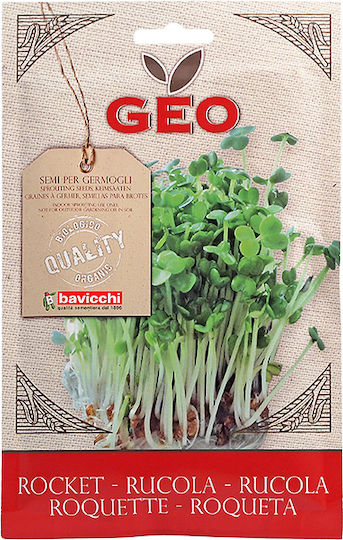 Geo Bavicchi Semințe Rucola Eruca Sativa De Cultivare Organică
