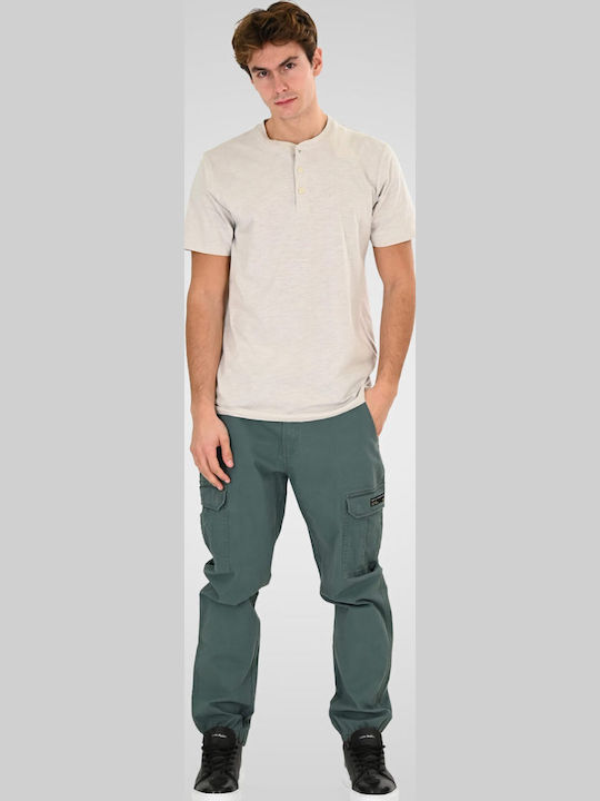 Double Παντελόνι Cargo σε Slim Εφαρμογή Jade