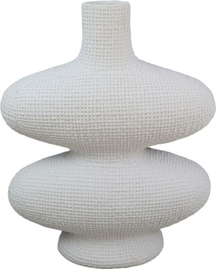 Liberta Decorative Polyresin Vase Randi White 32x15xH39cm