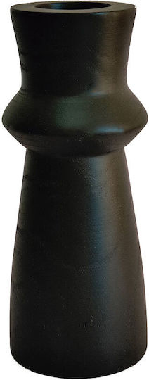 Liberta Βάζο Ξύλινο Nubia Μαύρο 12x12xΥ29cm Liberta Βάζο Ξύλινο Nubia Μαύρο 12x12xΥ29cm