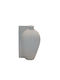 Liberta Decorative Aluminum Vase Volina White 17x9.5xH28cm
