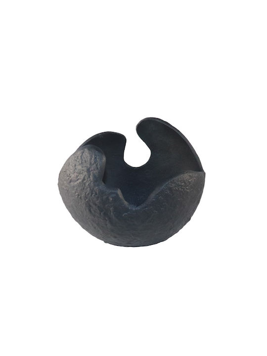 Liberta Decorative Aluminum Vase Vula Black 21x16xH24cm