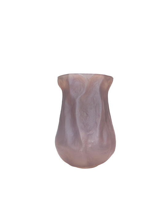 Liberta Decorative Glass Vase Mist Brown 27x24x...