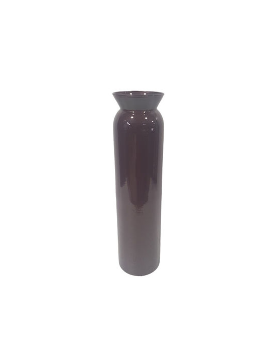 Liberta Decorative Glass Vase Marona Red