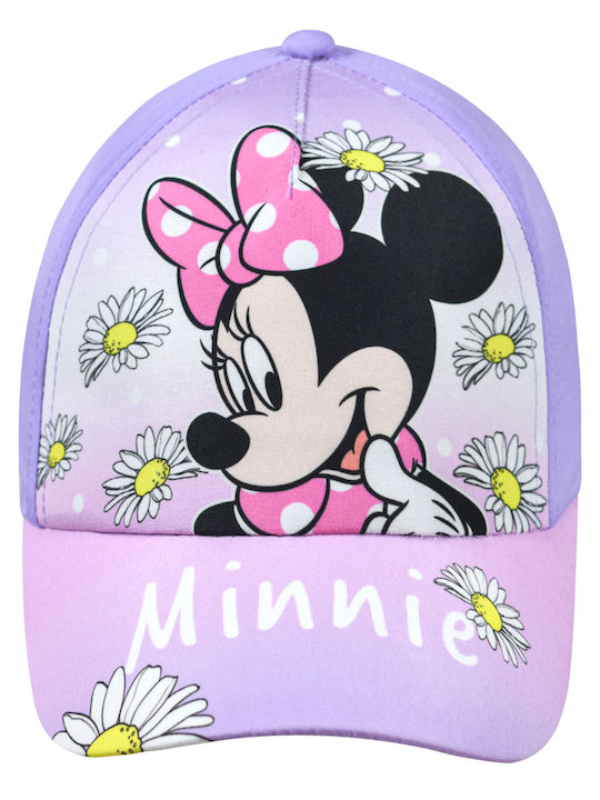 Stamion Kids' Hat Jockey Fabric Minnie Lilac