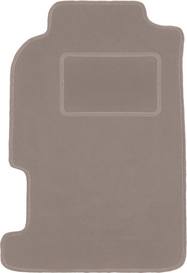 Velour Driver’s Mat Honda Prelude Iv Coupe 1991-1996 Beige