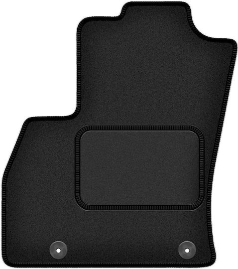 Covoraș Auto Din Velur Pentru Șofer Fiat Qubo Combivan 2008-2020 Negru