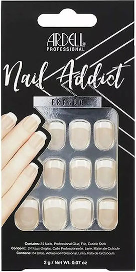 Ardell Tips Nägel Französischer in Beige Farbe 28 Stück