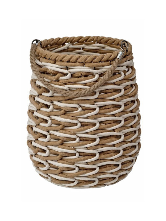 keleman Metallic White Lantern 21x21x22cm