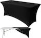 Capac Elastic De Masă Negru Ø75cm