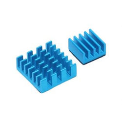 9x9x5mm Aluminum Heatsinks Light Blue 9x9x5mm Aluminum Heatsinks Light Blue