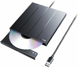 Ugreen Unitate Optică Externă pentru Laptop / Desktop Negru