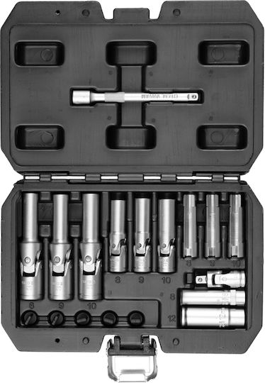 Yato Universal-Steckschlüssel Lange Set 18Stück