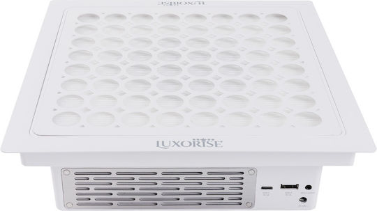 Integriertes Staubabsorber Vakuumsystem für Nägel Pro Luxorise Weiß