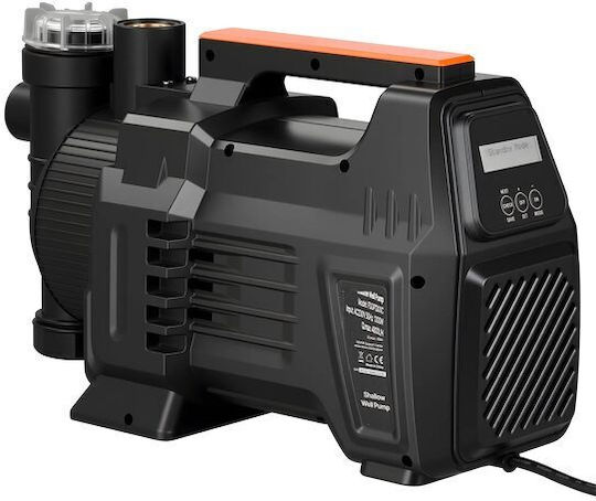 Pompa de Suprafață 1300 W 4800 L H Control Electronic Inteligent Afișaj LCD Temporizator Automat Moduri Permanent Pornit