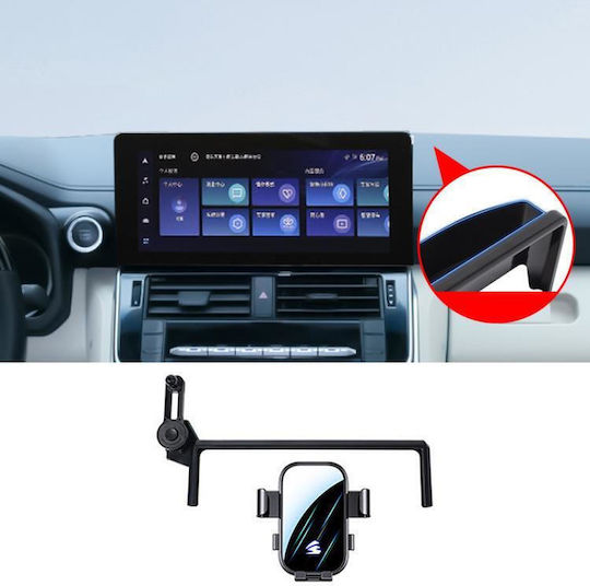 Toyota Land Cruiser 300 22-24 High Specification Car Phone Mount Screen Extension Arm Black