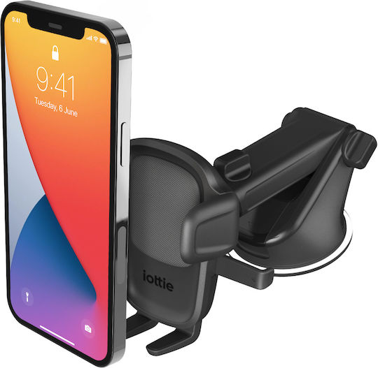 iOttie Easy One Touch 5 Dash Car Mobile Mount with Magnet and Wireless Charging Black