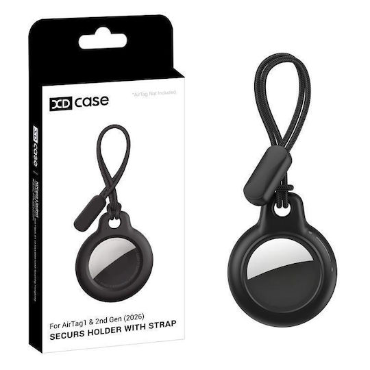 Xdcase Θήκη για AirTag σε Μαύρο χρώμα