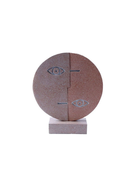 Contrasto Διακοσμητικο Totem 25x8x29cm Polyresin Terracotta C542935