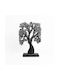 Foret 2 Διακοσμητικο Δεντρο 33x8x45cm Polyresin Μαυρο Λευκο C542922